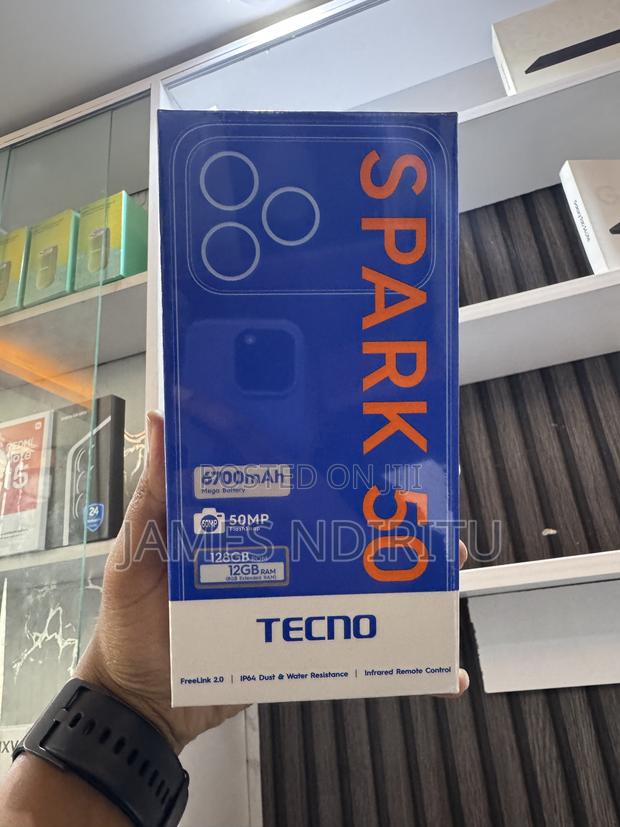 New Tecno Spark 50 128 GB Blue