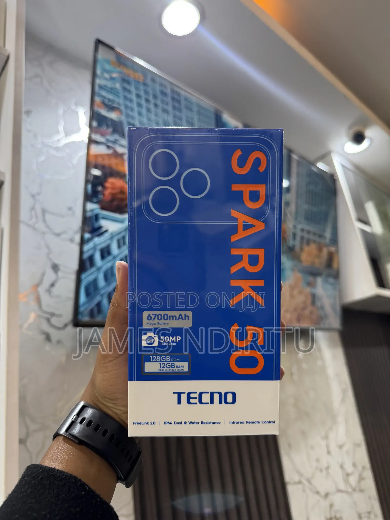 New Tecno Spark 50 128 GB Blue