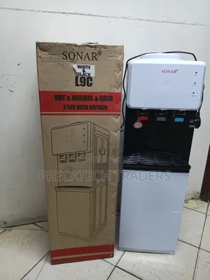 Sonar Standing Water Dispenser White Black