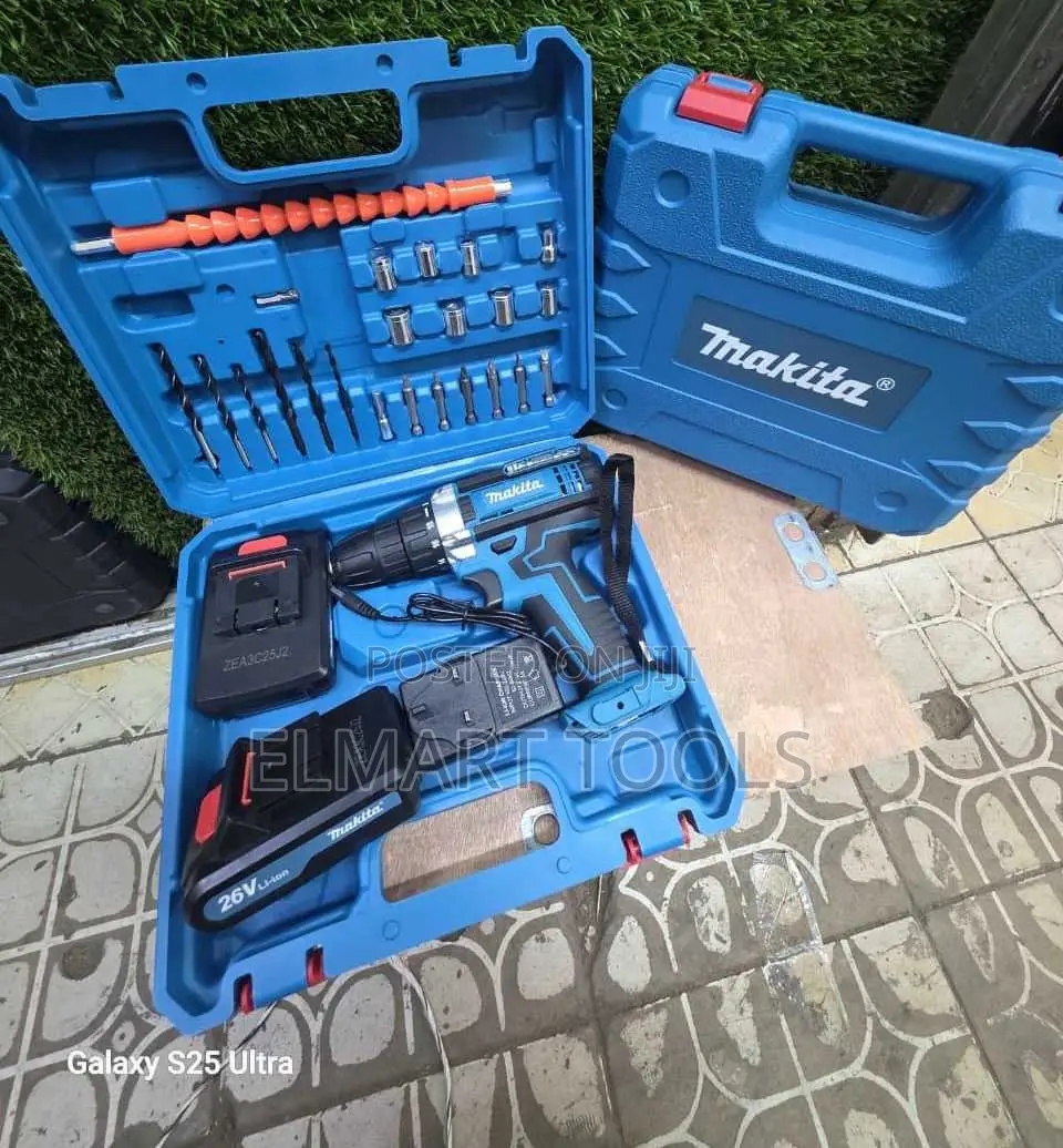 Makita 26V Li-Ion Cordless Drill Kit