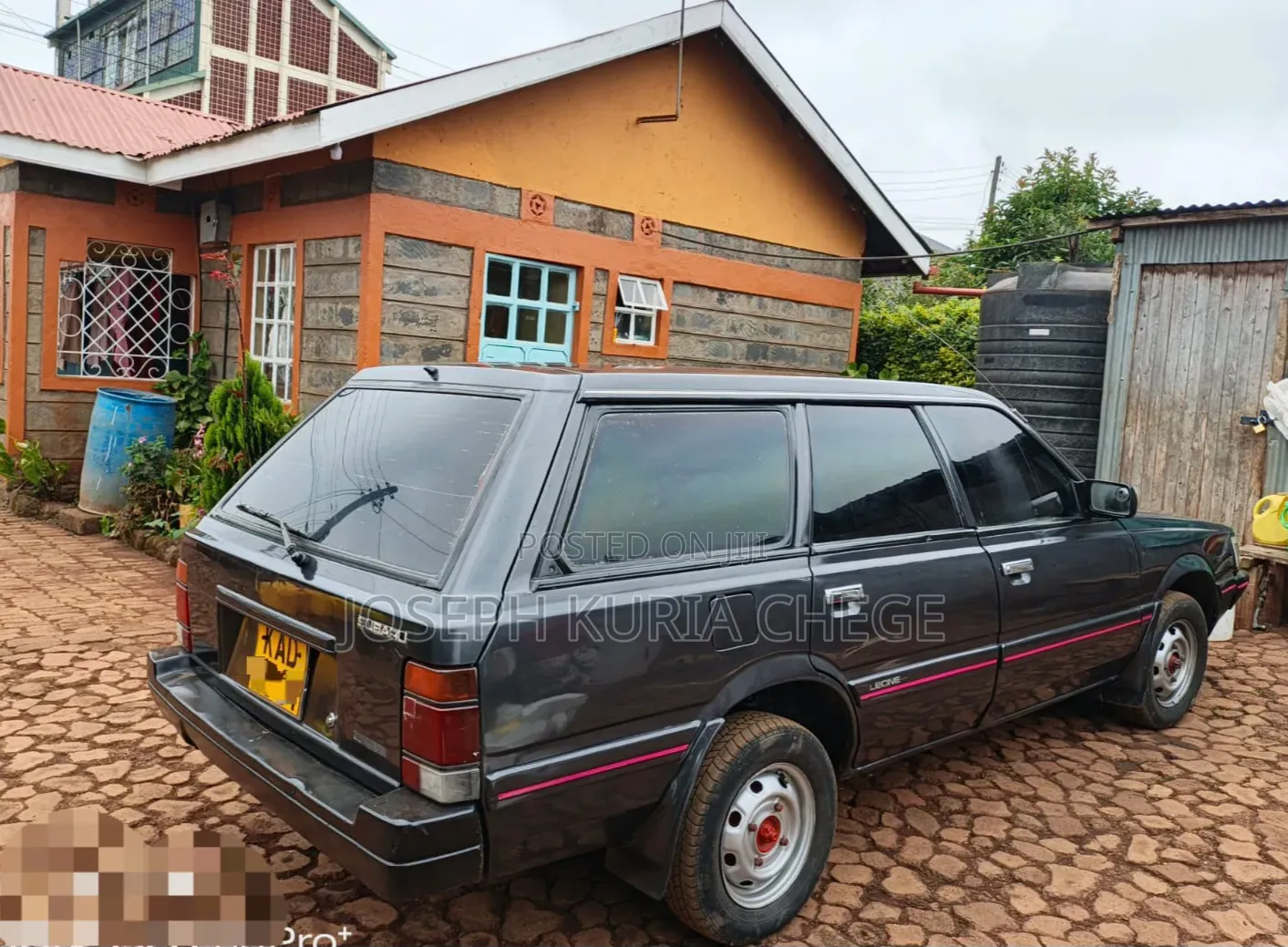 Subaru Leone 1993 Black