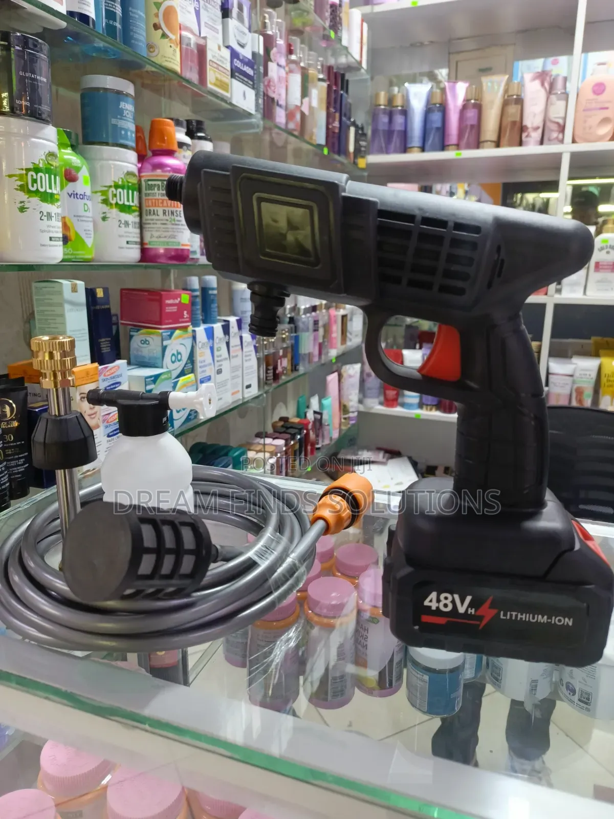 Cordless High Pressure Washer Gun, Portable Kit With Lithium Battery