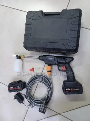 Portable Power Washer Cordless Car Wash Gun With Foam Cannon Suction