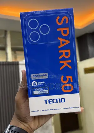 New Tecno Spark 50 128 GB Black