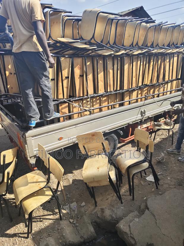 School Lockers and Chairs - main view