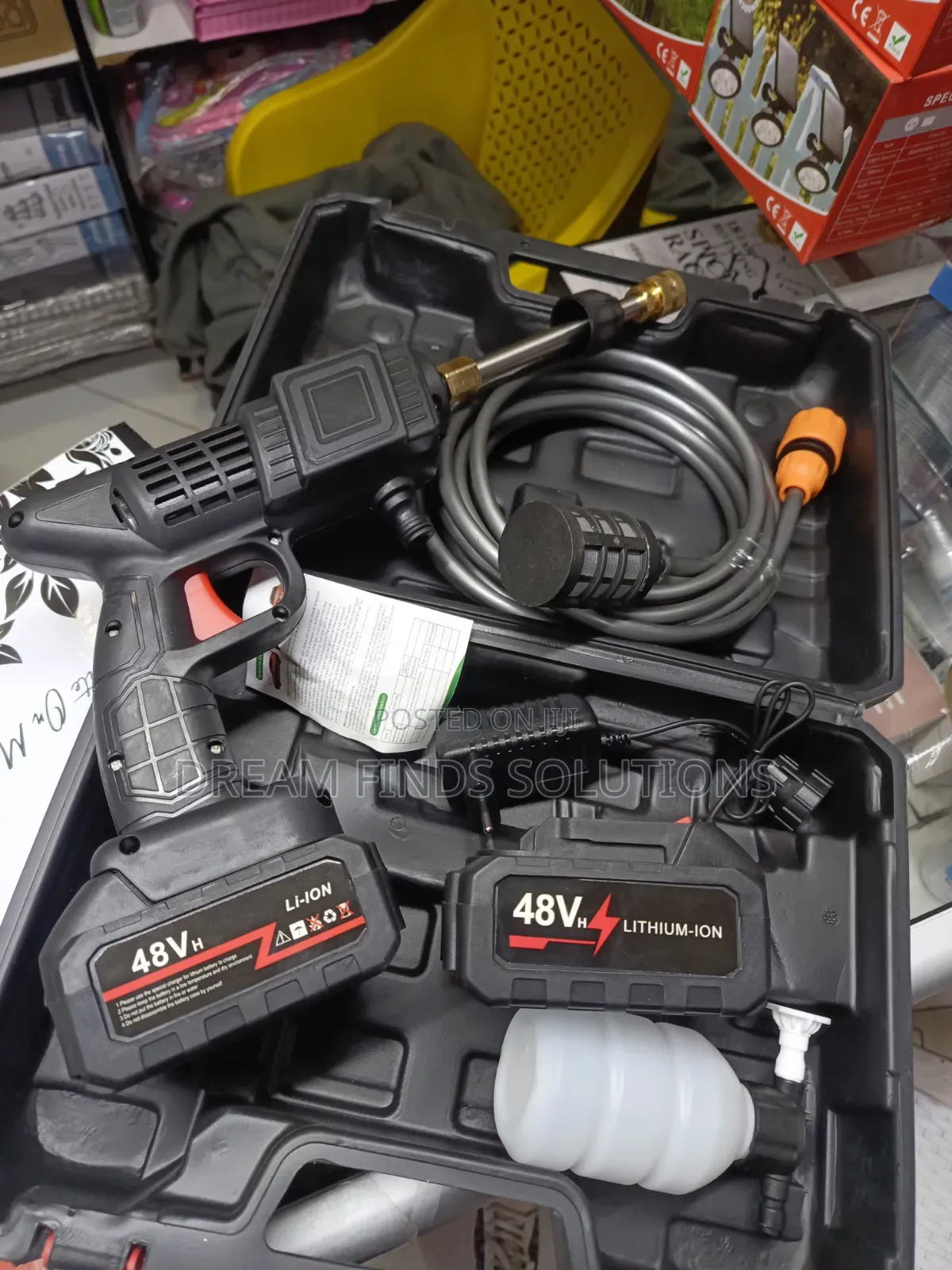 Rechargeable 48v/96v Lithium Battery Electric Car Washer