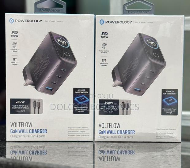 Powerology Voltflow Gan Wall Charger