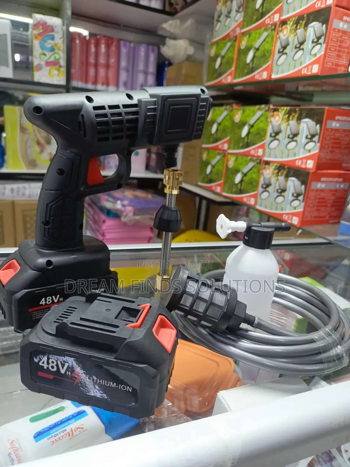 Blast Away Dirt Instantly: 48v/96v Lithium-Ion Power Cleaner