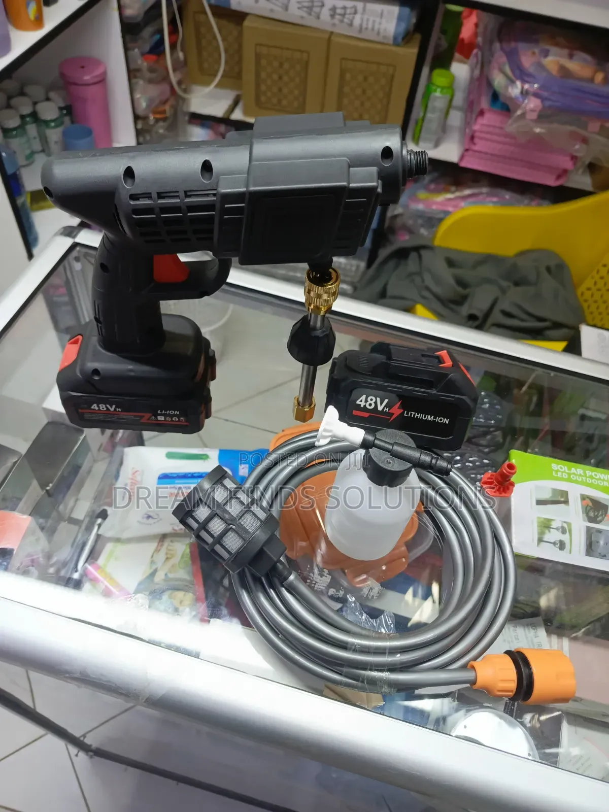 Blast Away Dirt Instantly: 48v/96v Lithium-Ion Power Cleaner
