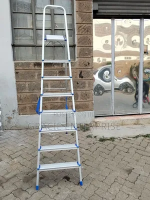 Household Aluminum 8 Step Ladder