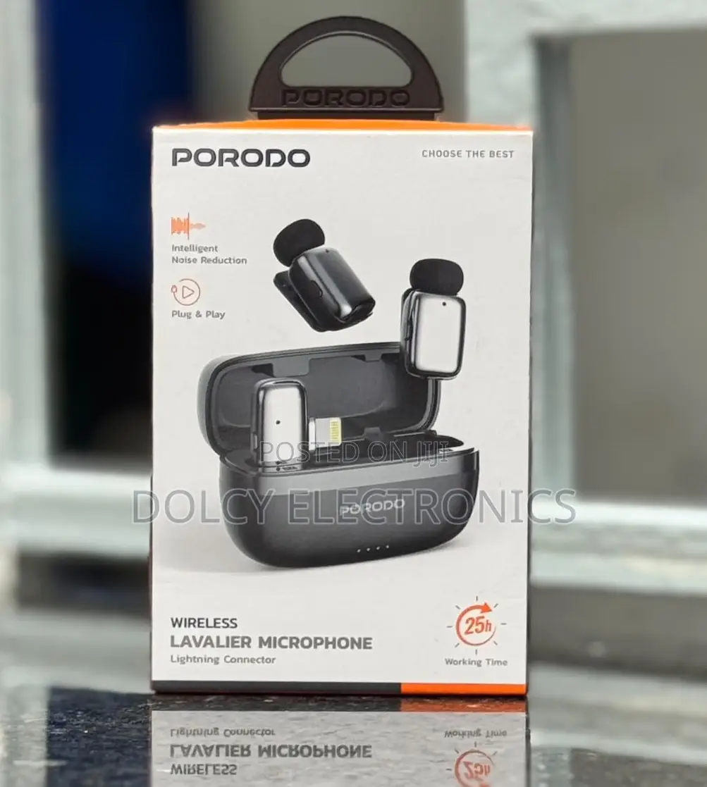 Porodo Wireless Lavalier Microphone