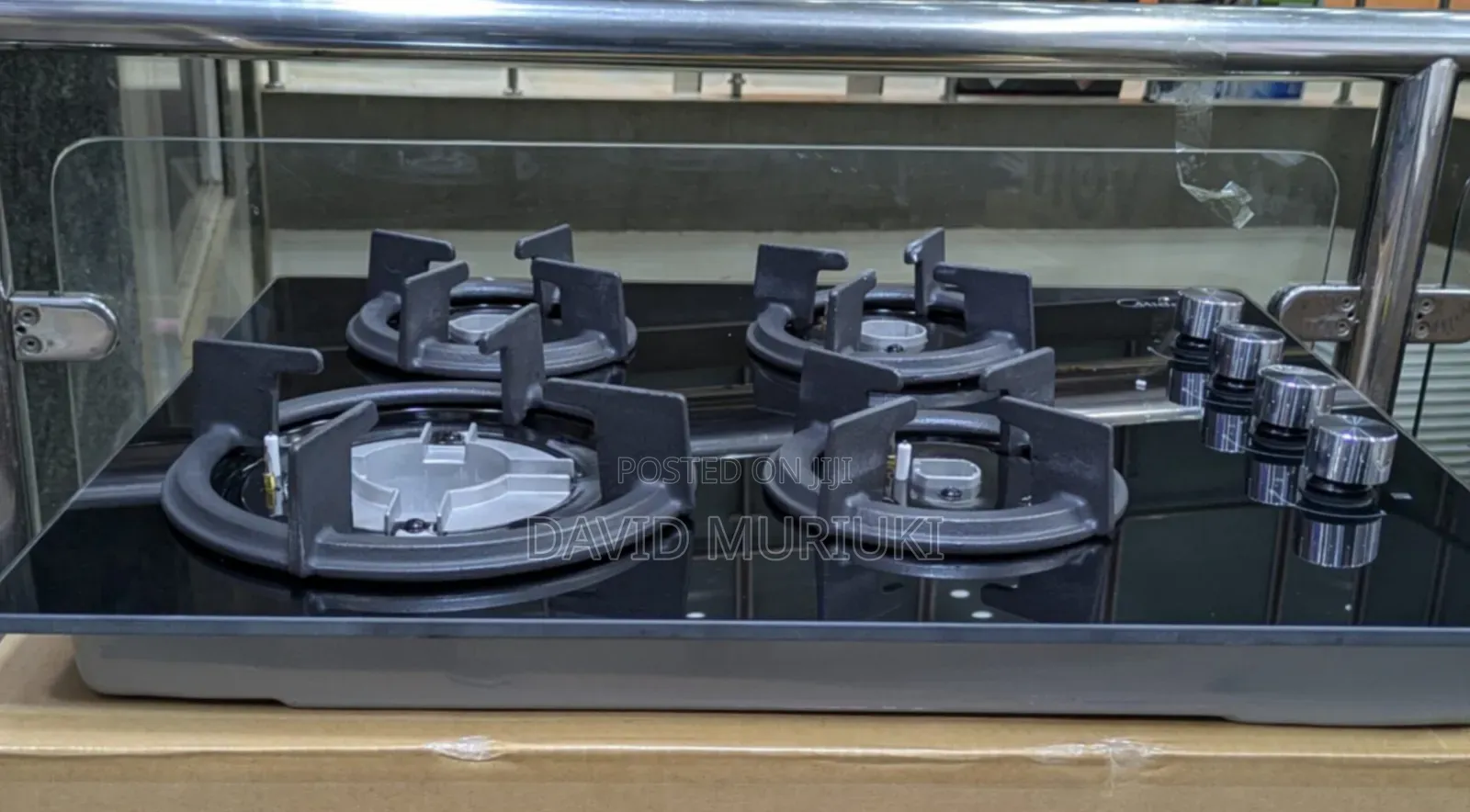 Midea 60cm SS Gas Hob Inbuilt Cooker.