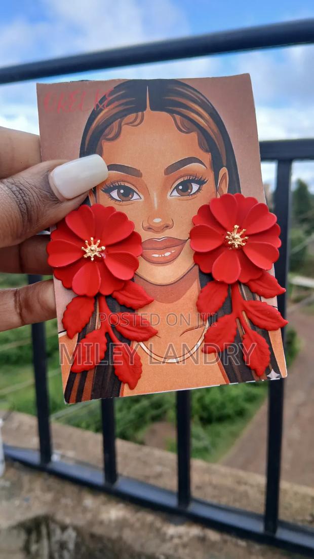 Floral Earrings - main view