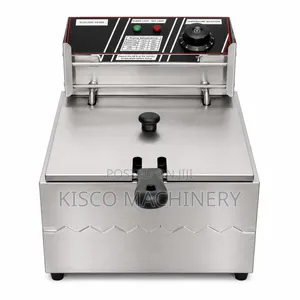Stainless Steel 8L Single Tank Deep Fryer 220v/Professional 8L Fryer