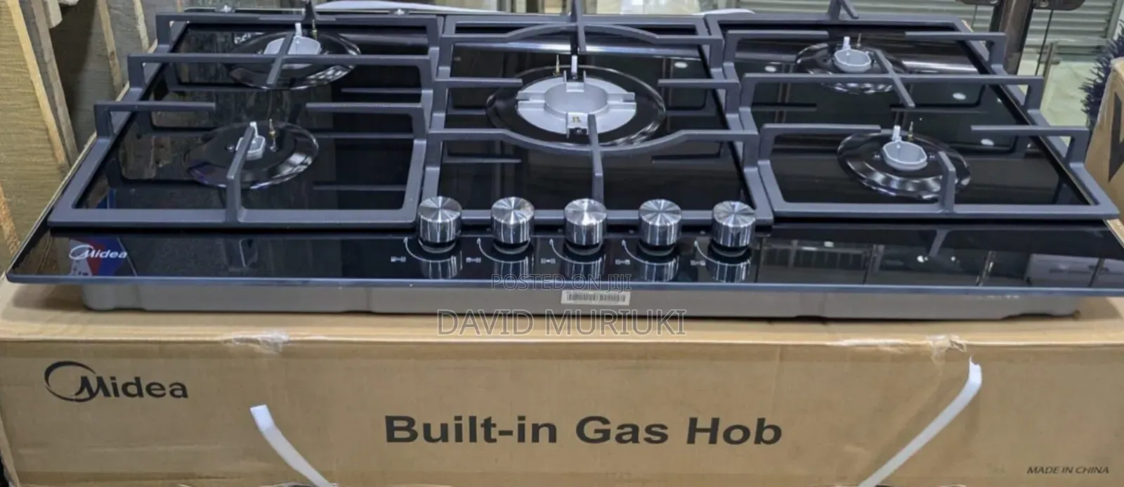 Midea 90cm SS Gas Hob MG90GQ095AL1B-BS