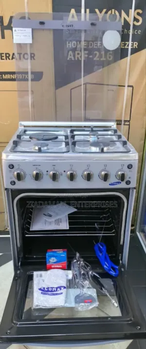 Ecomax Standing Cooker 60×60 3G + 1 Electric Hot Plate Electric Oven