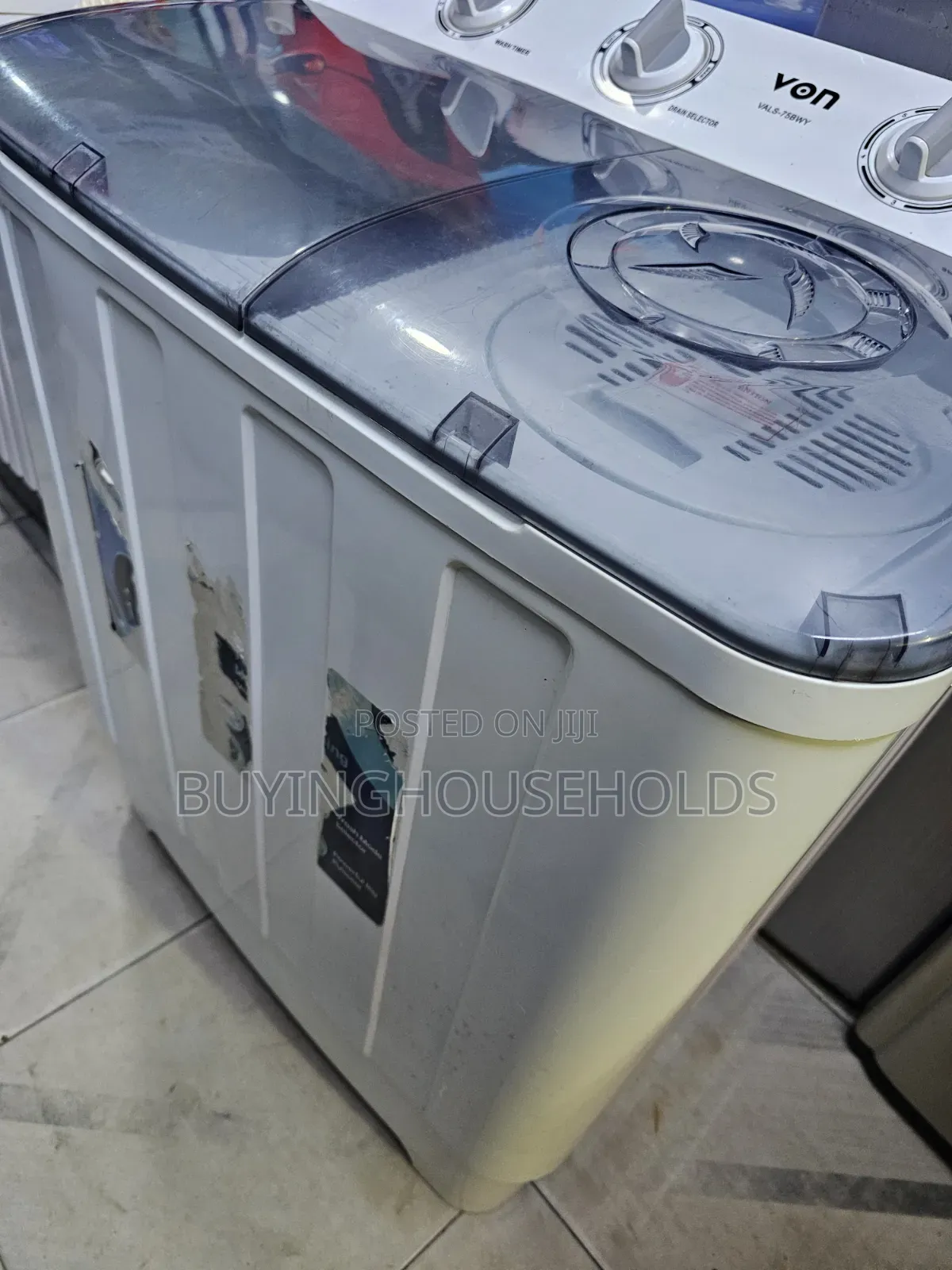 Von 7kg Twin Tub Washing Machine