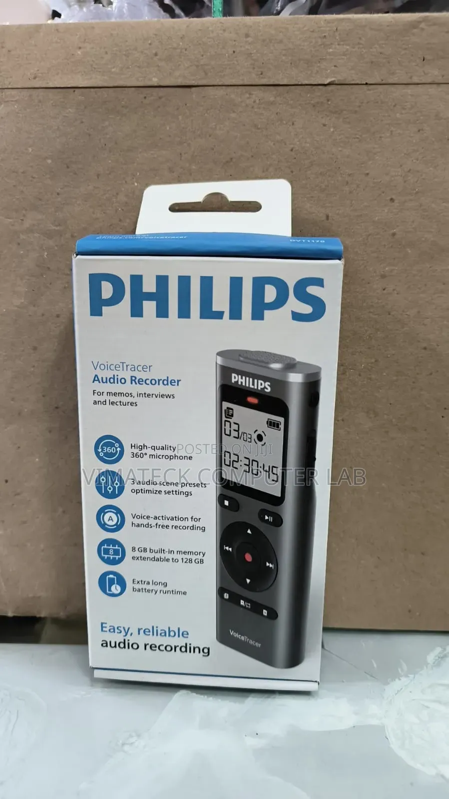 DVT 1170 Phillips Voice Tracer/Voice Recorder