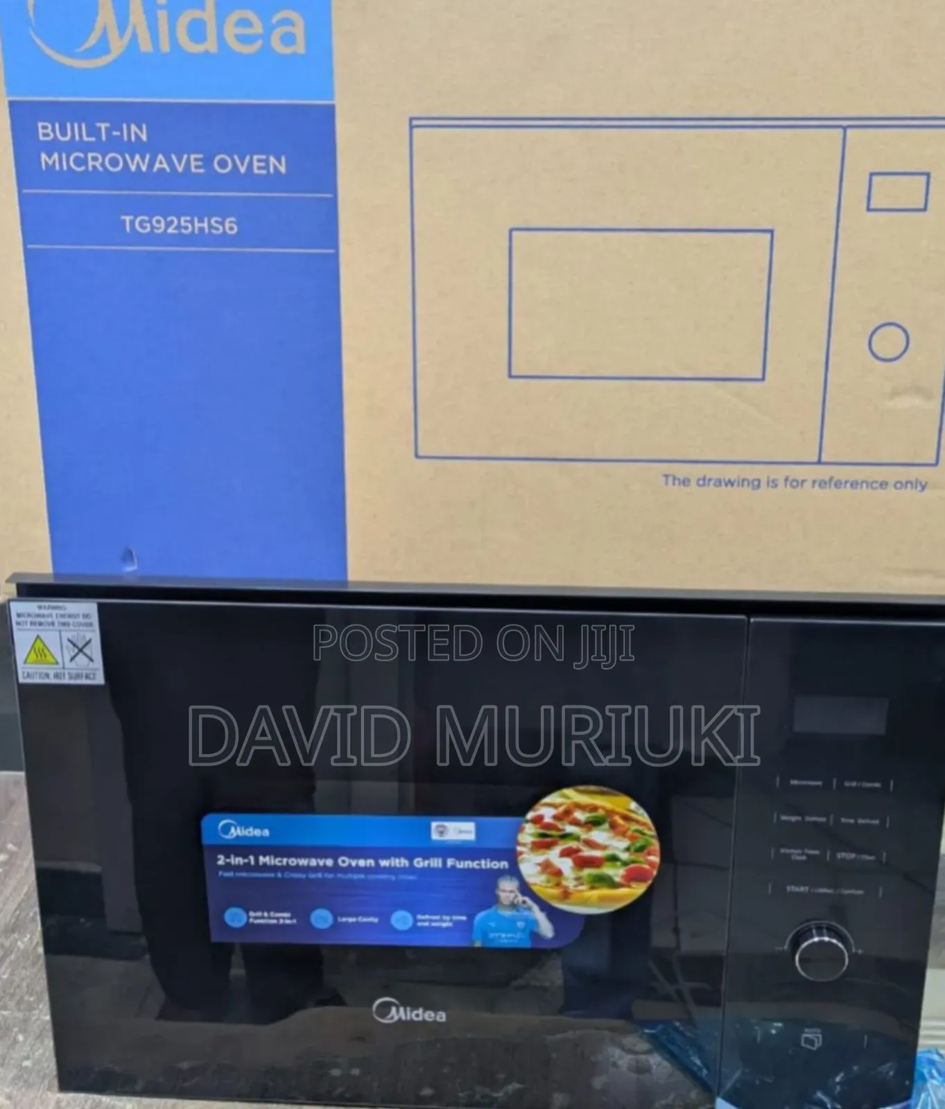 Midea 25L 900W Built in Microwave Oven AG925BVE-SS