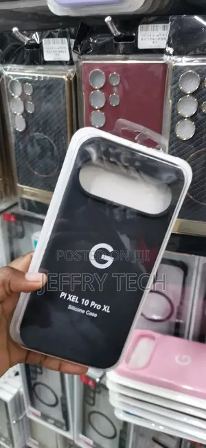 Pixel 10 Pro XL Silicone Case With the Google "G" Logo and Text