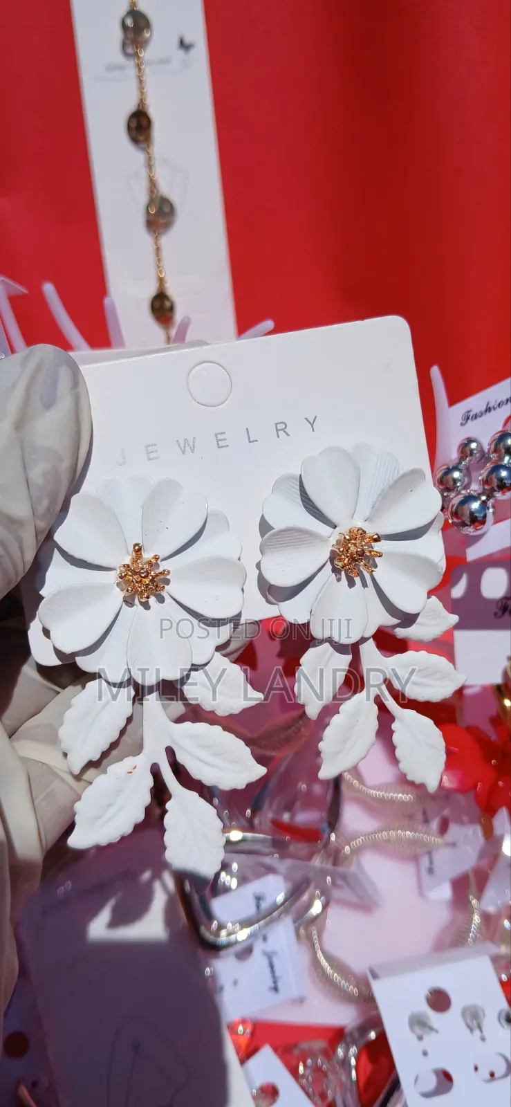 Floral Statement Earrings