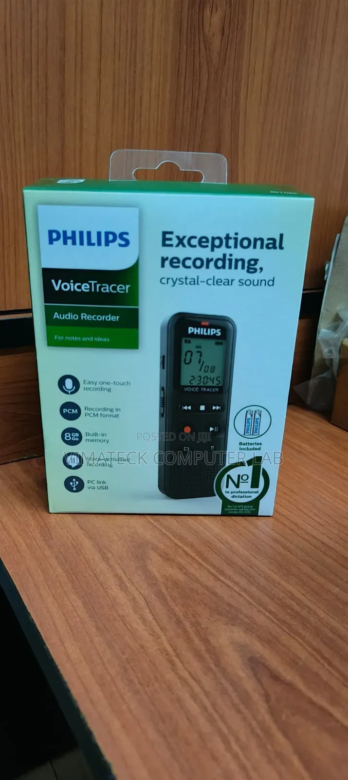 Phillips Voice Tracer/Audio Recorder Dvt1160