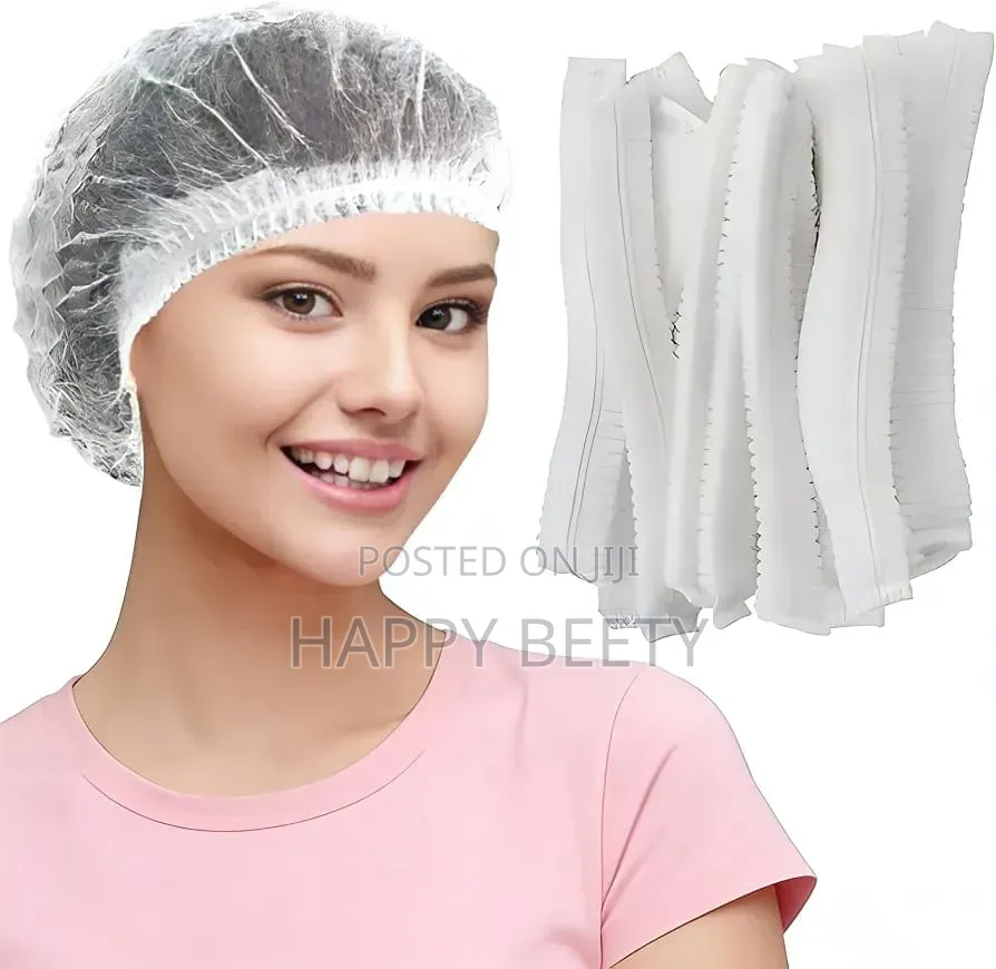 100pcs 19" Disposable Non Woven Hair Nets * at 