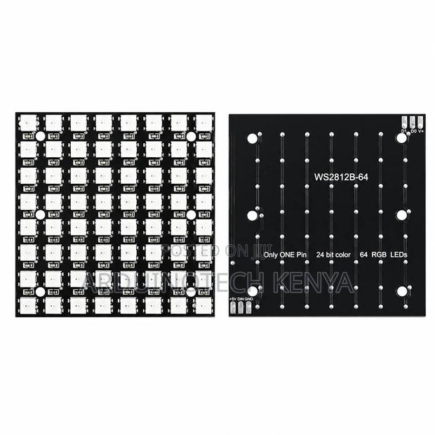 WS2812 LED 5050 RGB 8×8 64 LED Matrix