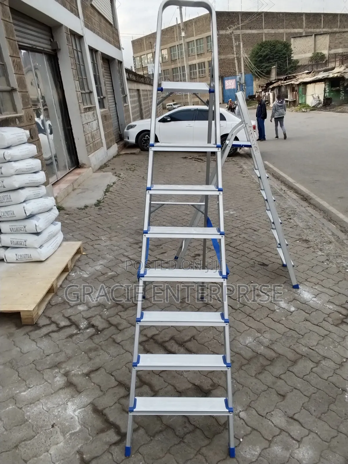 Aluminum Household Step Ladder 8 Step
