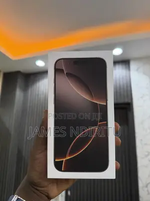 New Apple iPhone 16 Pro Max 256 GB Black