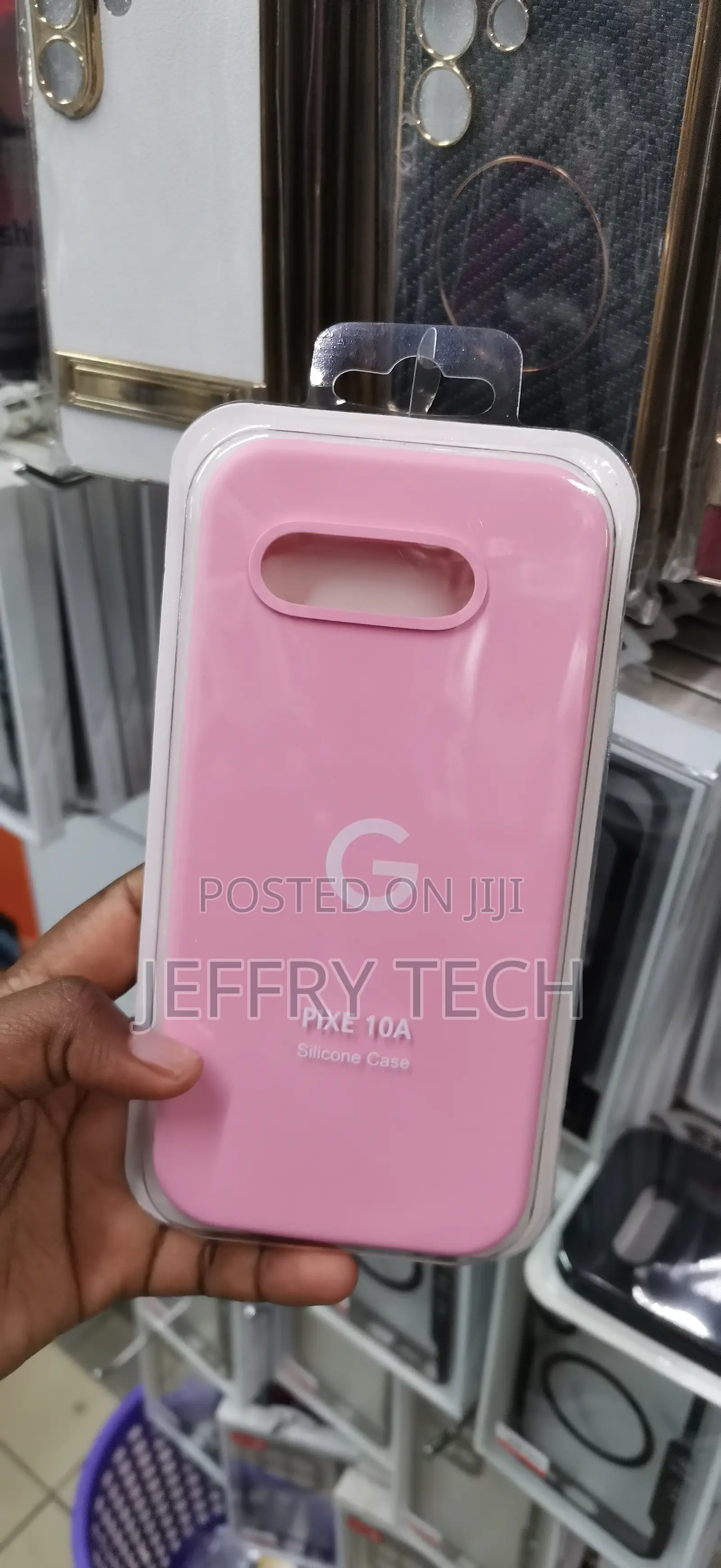 PIXE 10A Knockoff or Replica Pink Silicone Phone Case