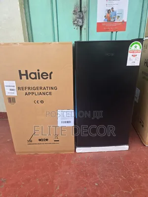 Haier HR-135BLUK2KE 90L Single Door Refrigerator – Black
