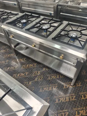Three‐Burner Stainless Steel