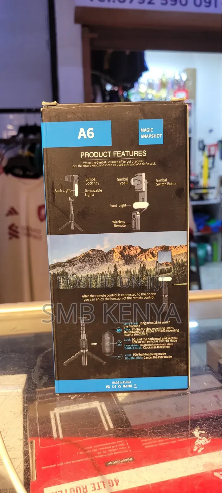 Stable Balance Gimbal and Tripod 'A6