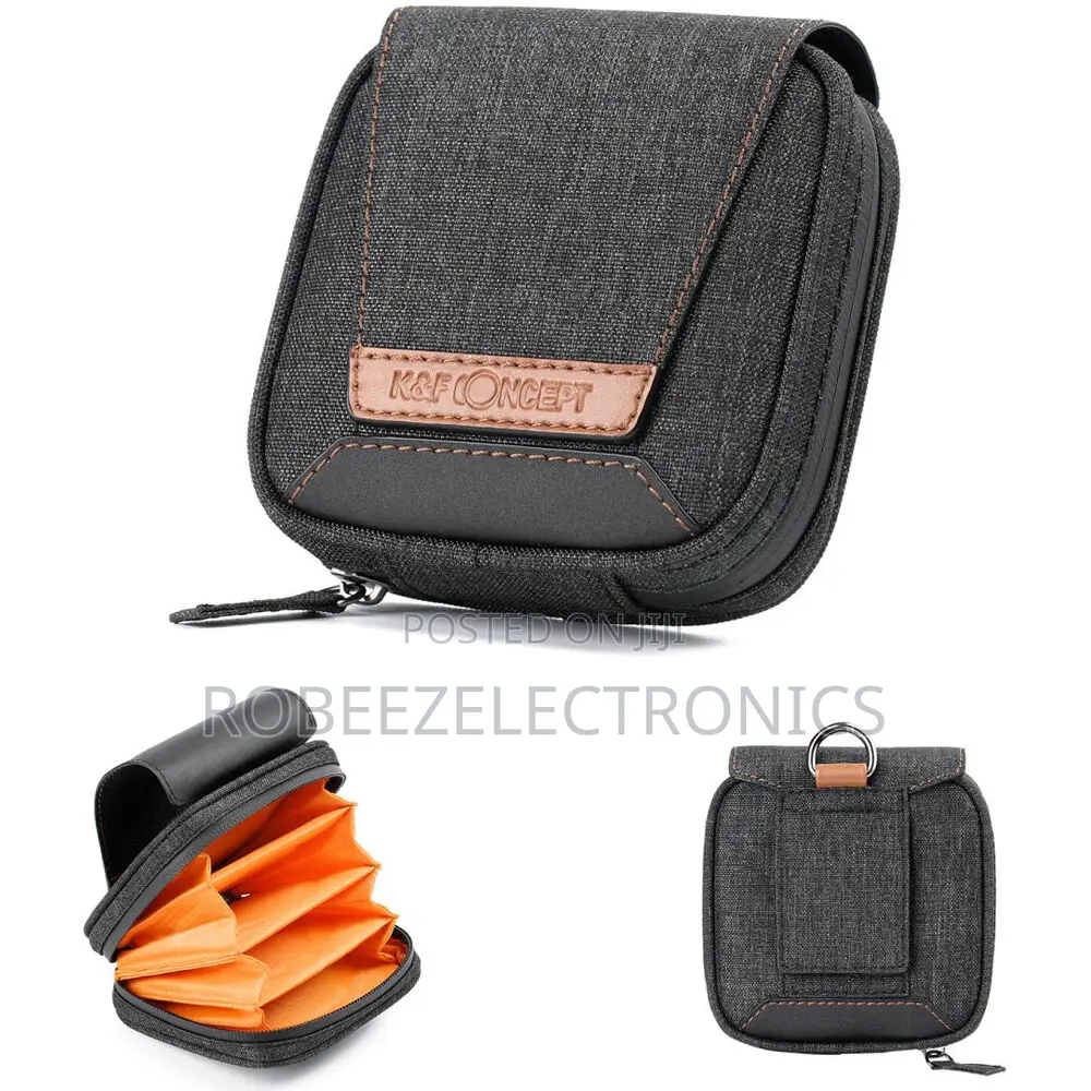 K F Concept 4-Pocket Circular Filter Case