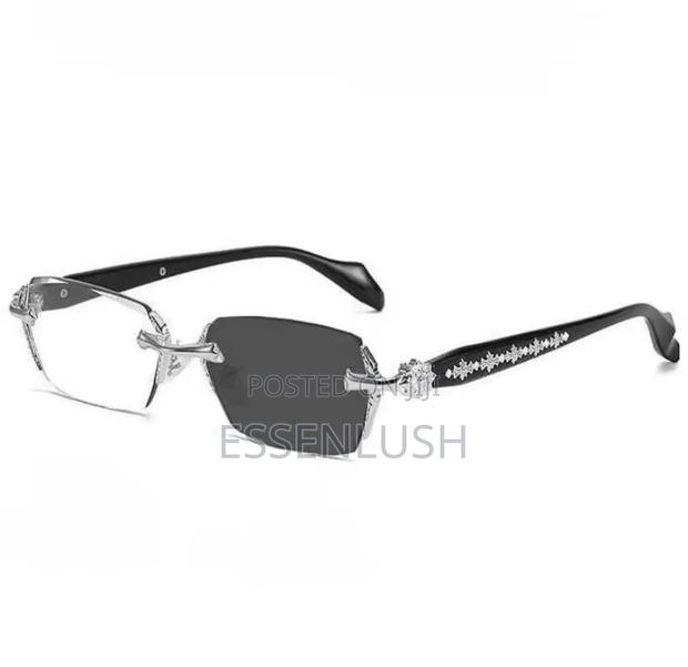 Rimless Photochromic Blue Light Glasses – Transition / Anti-Glare