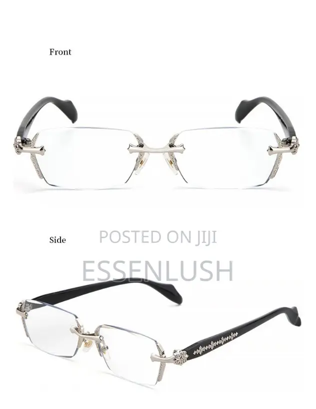 Rimless Photochromic Blue Light Glasses – Transition / Anti-Glare