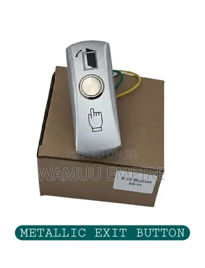 Slim Stainless Steel Exit Button (Model EB-01)