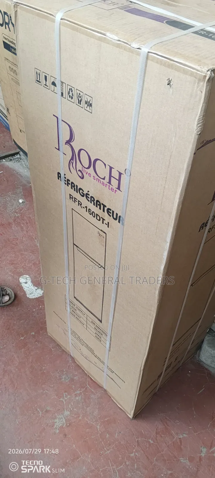 Roch 125l Double Door Direct Cool Refrigerator RFR-160dt-I