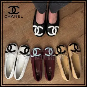 Chanel Coco Beach Cambon XL CC Ballet Flats