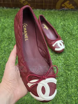 Chanel Coco Beach Cambon XL CC Ballet Flats