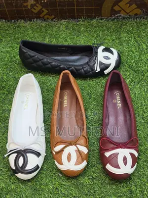Chanel Coco Beach Cambon XL CC Ballet Flats