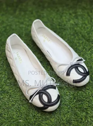 Chanel Coco Beach Cambon XL CC Ballet Flats