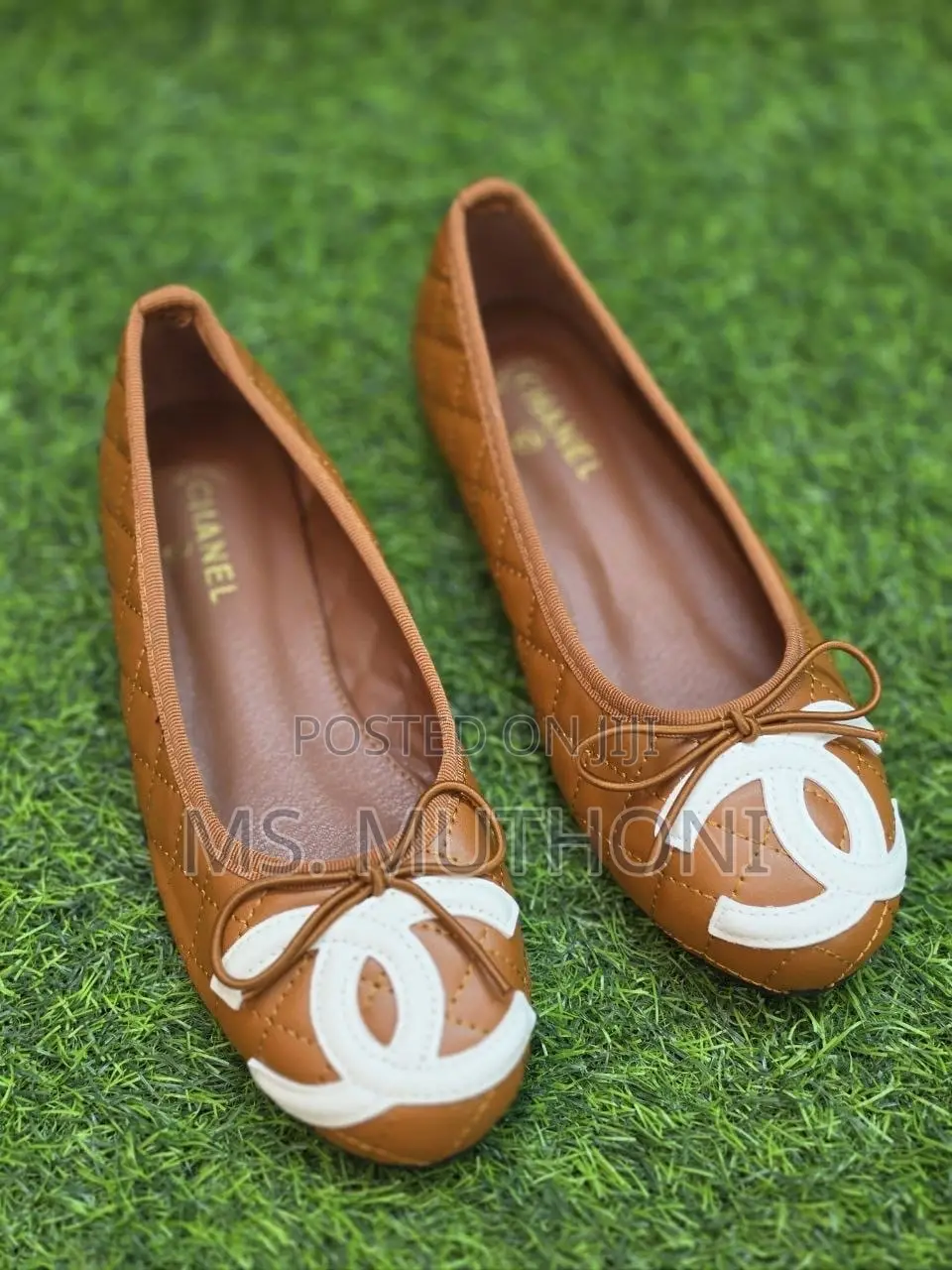 Chanel Coco Beach Cambon XL CC Ballet Flats