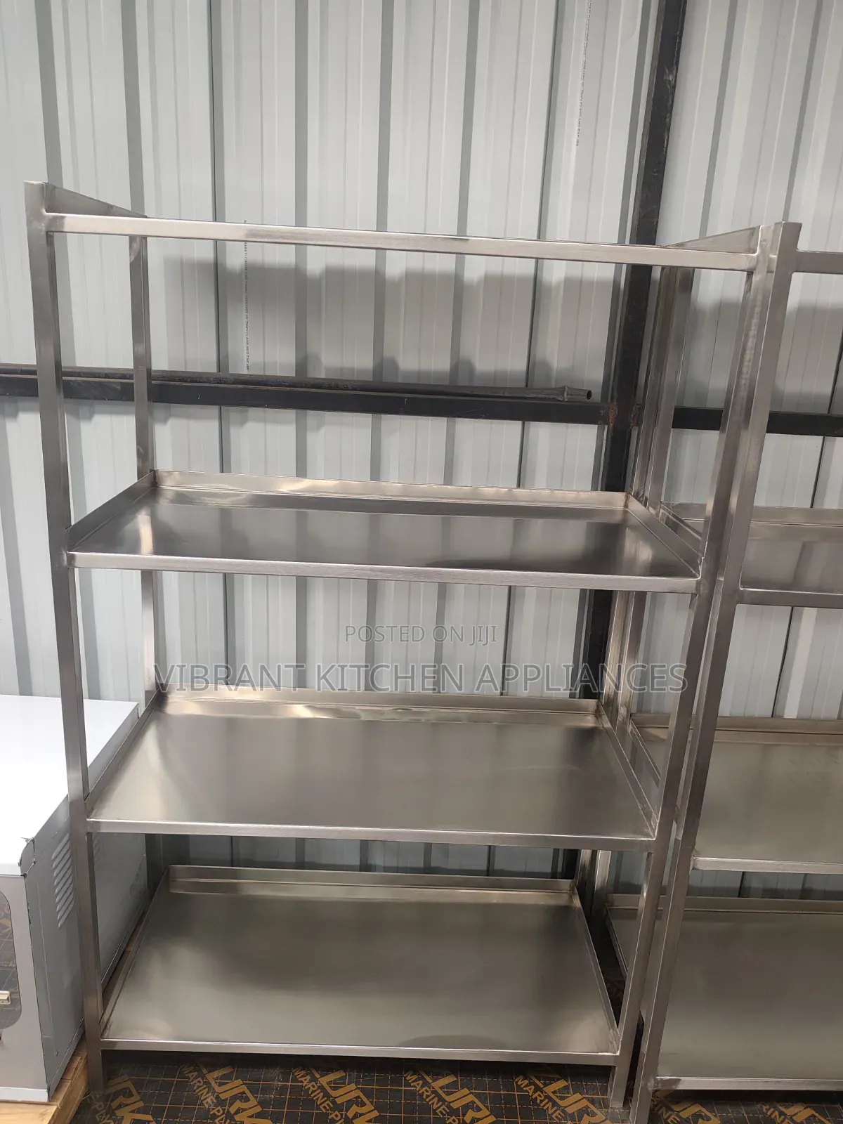 Four‐Tier Kitchen Storage Rack