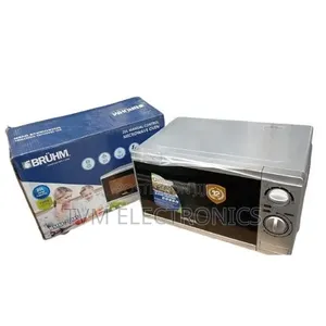 Bruhm BMM-20MW 20L Solo Microwave Oven, Silver (1YR WRTY)