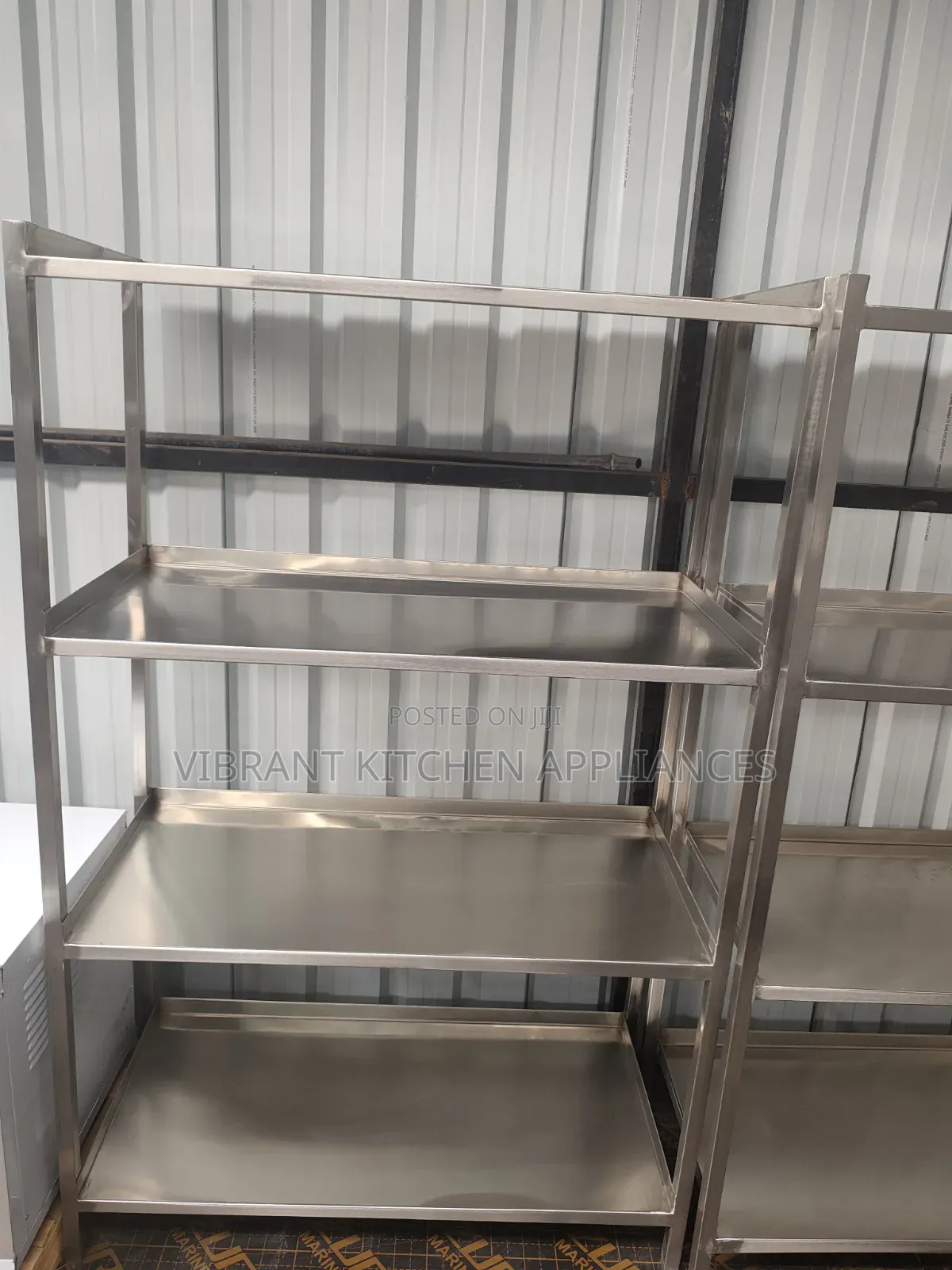 Four‐Tier Kitchen Storage Rack
