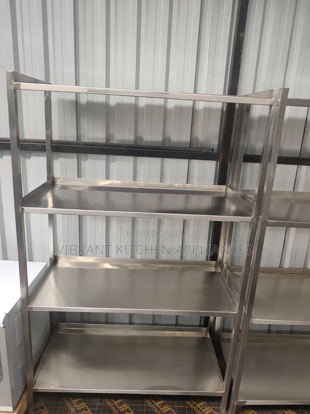 Four‐Tier Kitchen Storage Rack