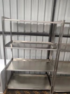 Four‐Tier Kitchen Storage Rack