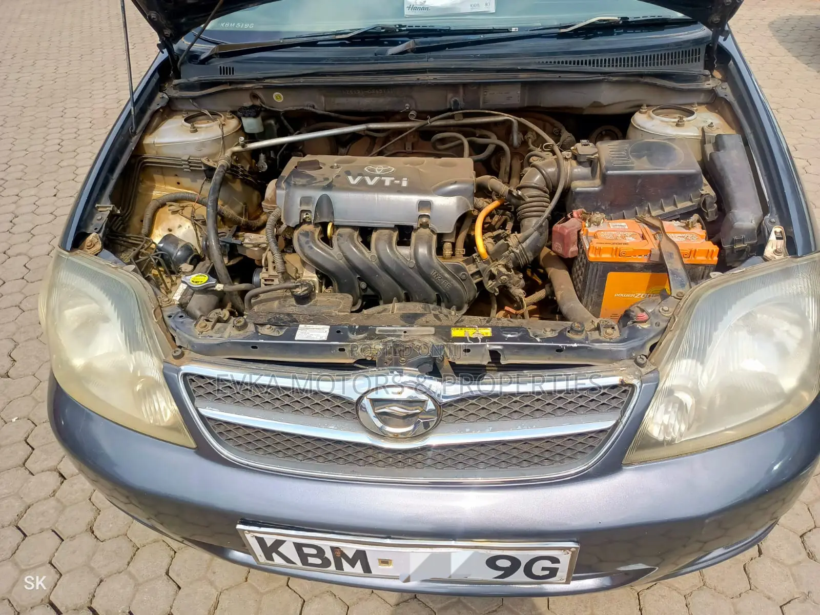 Toyota Corolla Fielder 2005 Gray